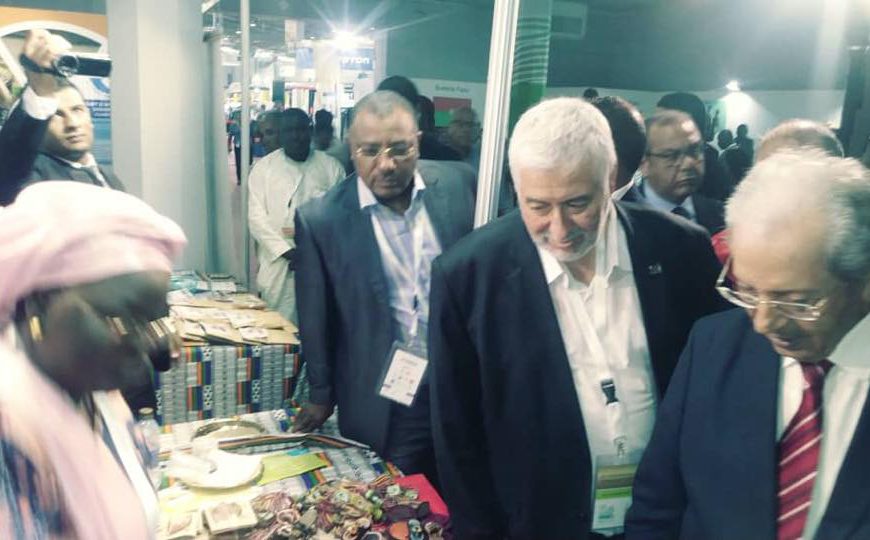 Passage du Président de la Tunisie au stand du Niger, SIAMAP 2019