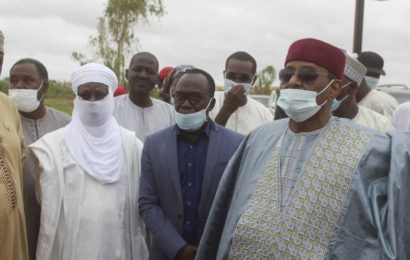 Visite sur les digues des aménagements de Saguia Harobanda et celles de Saga aménagements ONAHA