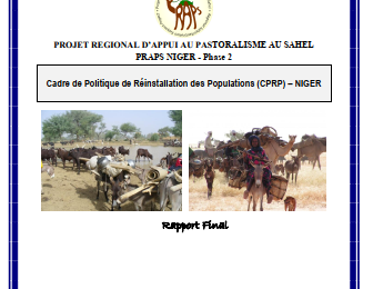 PRAPS NIGER – Phase 2 – Cadre de Politique de Réinstallation des Populations (CPRP) – NIGER