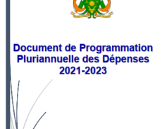 Document de Programmation Pluriannuelle des Dépenses 2021-2023