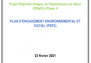 PLAN D’ENGAGEMENT ENVIRONNEMENTAL ET SOCIAL (PEES) (PRAPS)-Phase II