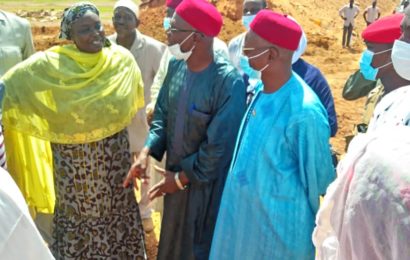 Visites du Ministre de l’Agriculture sur les sites de réhabilitation des digues en réhabilitation à Niamey