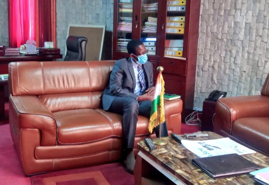 Le Ministre de l’Agriculture a reçu cet après midi du lundi 7 juin 2021 , le Représentant Résident de la Banque Africaine de Développement BAD
