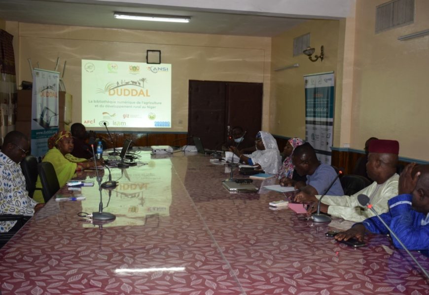 Présentation de la bibliothèque numérique (DUDDAL) au Ministère de l’Agriculture