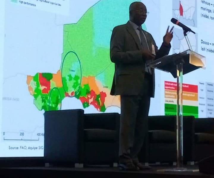 Le  Ministre de l´Agriculture présente le programme d’investissement du Niger de l’initiative Main Dans la Main du Directeur Général de la Fao