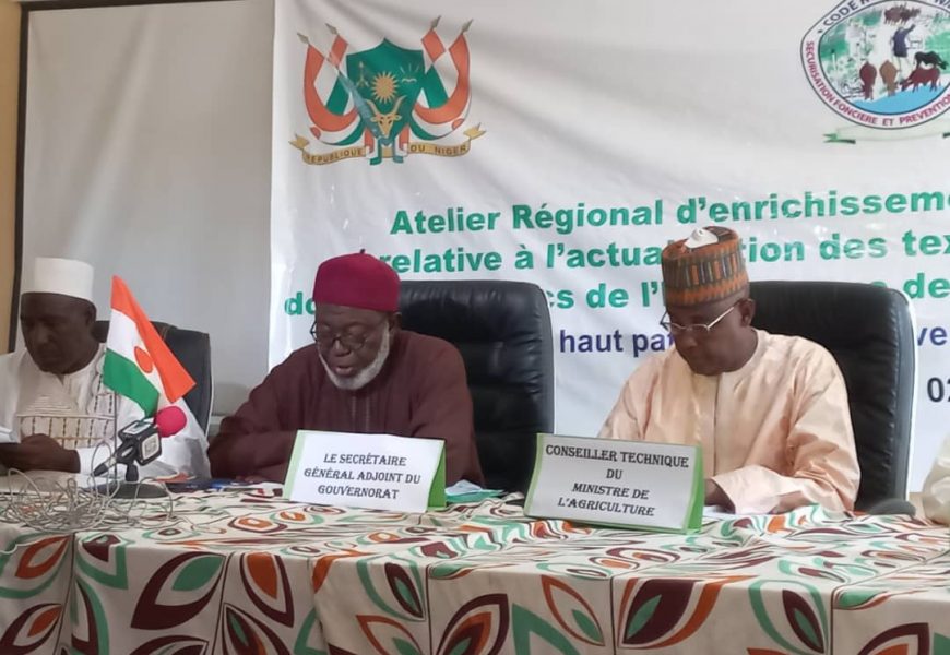 Atelier Régional d’enrichissement des résultats de l’étude relative à l’actualisation des textes juridiques régissant les domaines publics de l’Etat en matière du foncier rural , en vue de la promotion des investissements