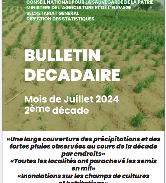 Bulletin Juillet 2024 2ème décade