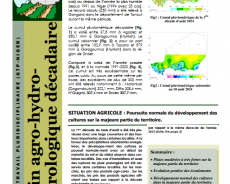 Bulletin Agro-Hydro-Meteologique Août 2024