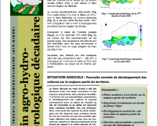 Bulletin Agro-Hydro-Méteologique 2ème décade Août 2024