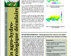 Bulletin AgroHydroMétéo 3ème décade Aout 2024