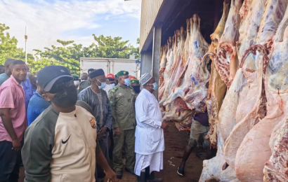 #Niger #Tahoua : Le Gouverneur visite l’abattoir frigorifique et le marché central de la Ville